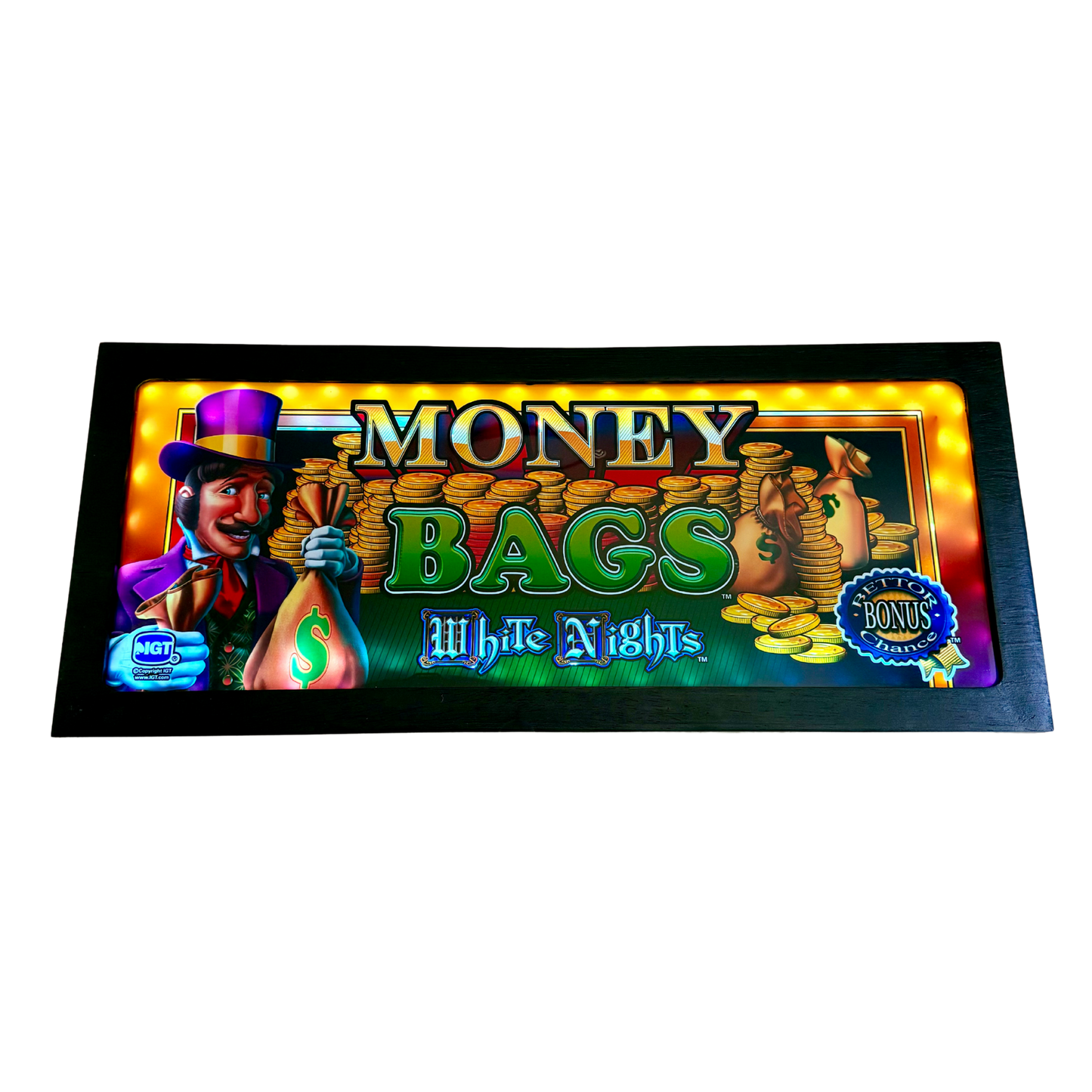 Money Bags Slot Glass