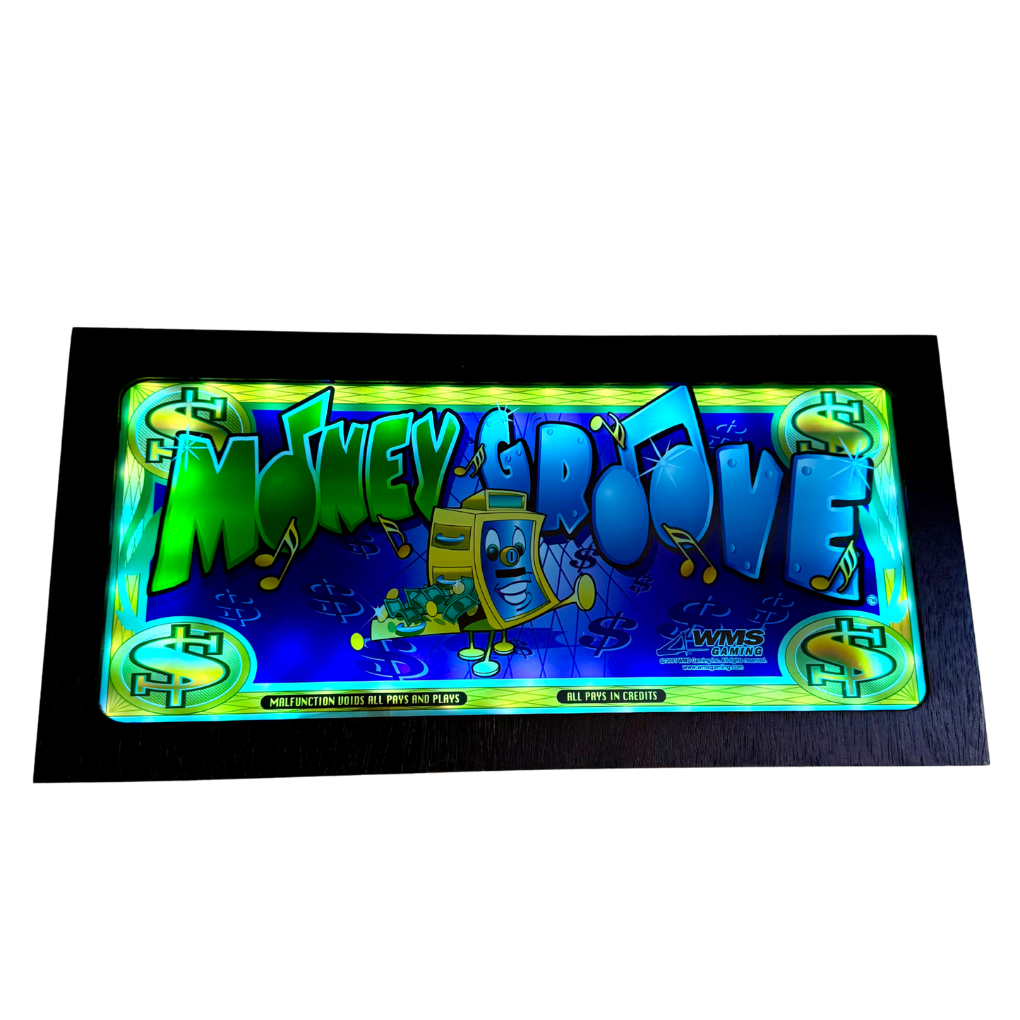 Money Groove Slot Glass