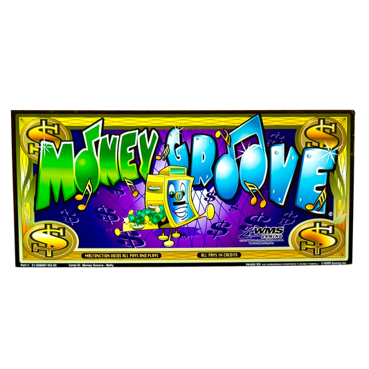 Money Groove Slot Glass