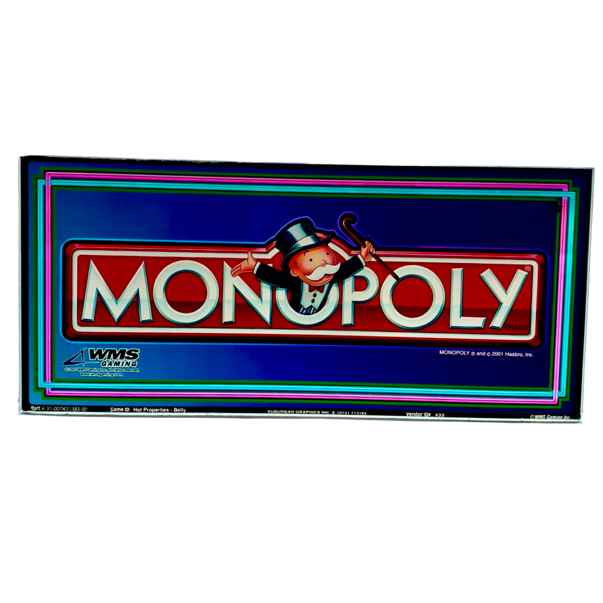 Monopoly Slot Glass