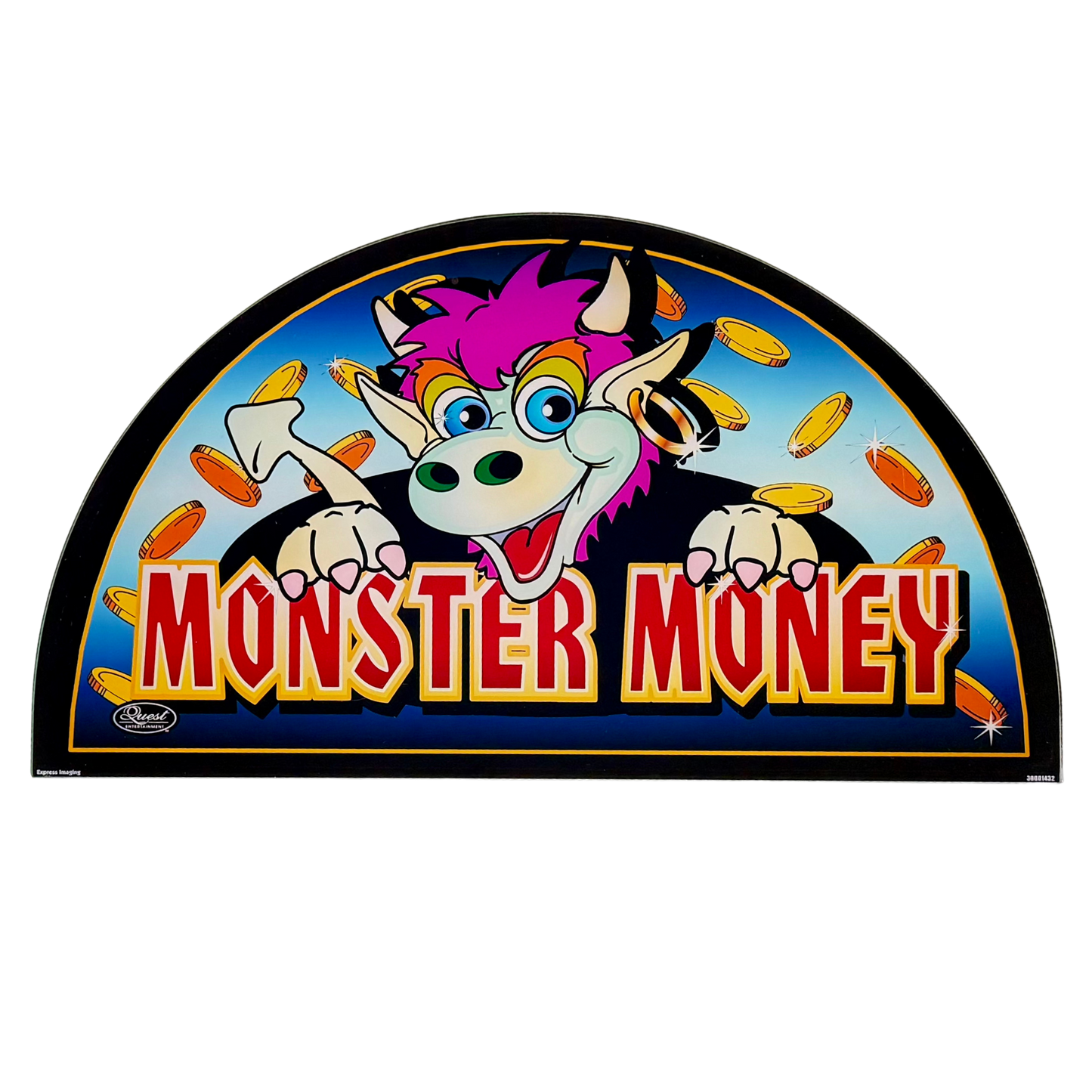 Monster Money Slot Glass