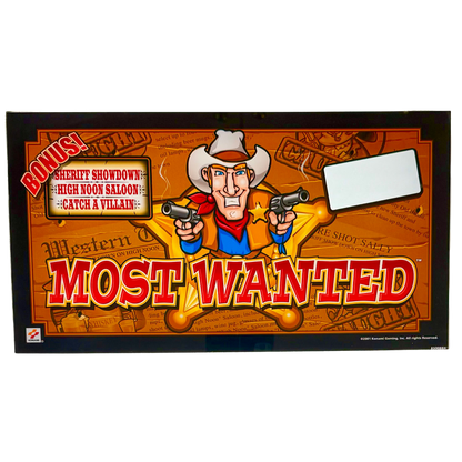 Most Wanted Slot Glass