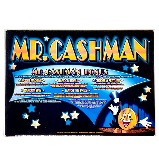 Mr. Cashman Slot Retro Acrylic