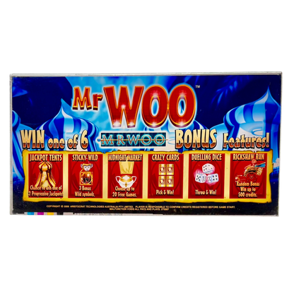Mr Woo Slot Retro Acrylic
