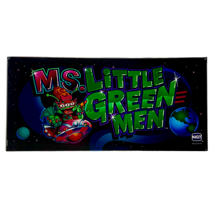 Ms. Little Green Men Slot Glass