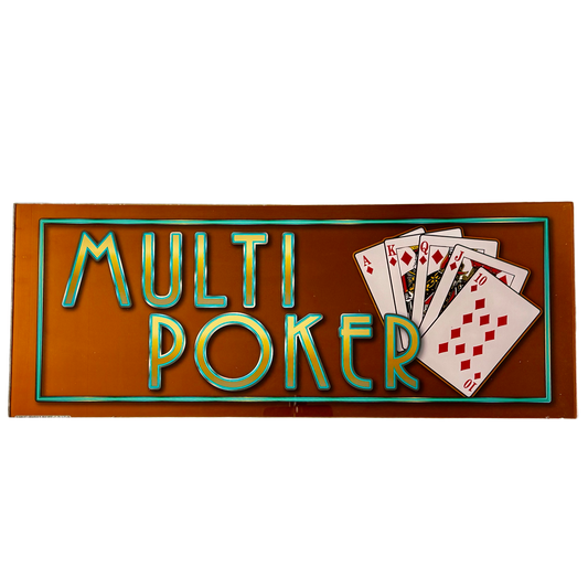 Multi Poker Slot Glass