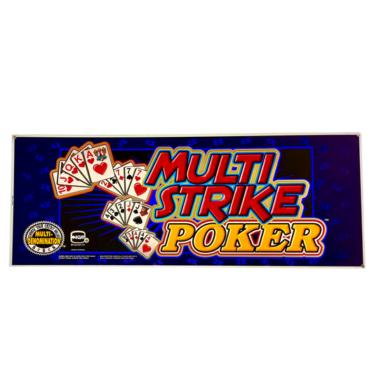 Multi Strike Poker Slot Glass