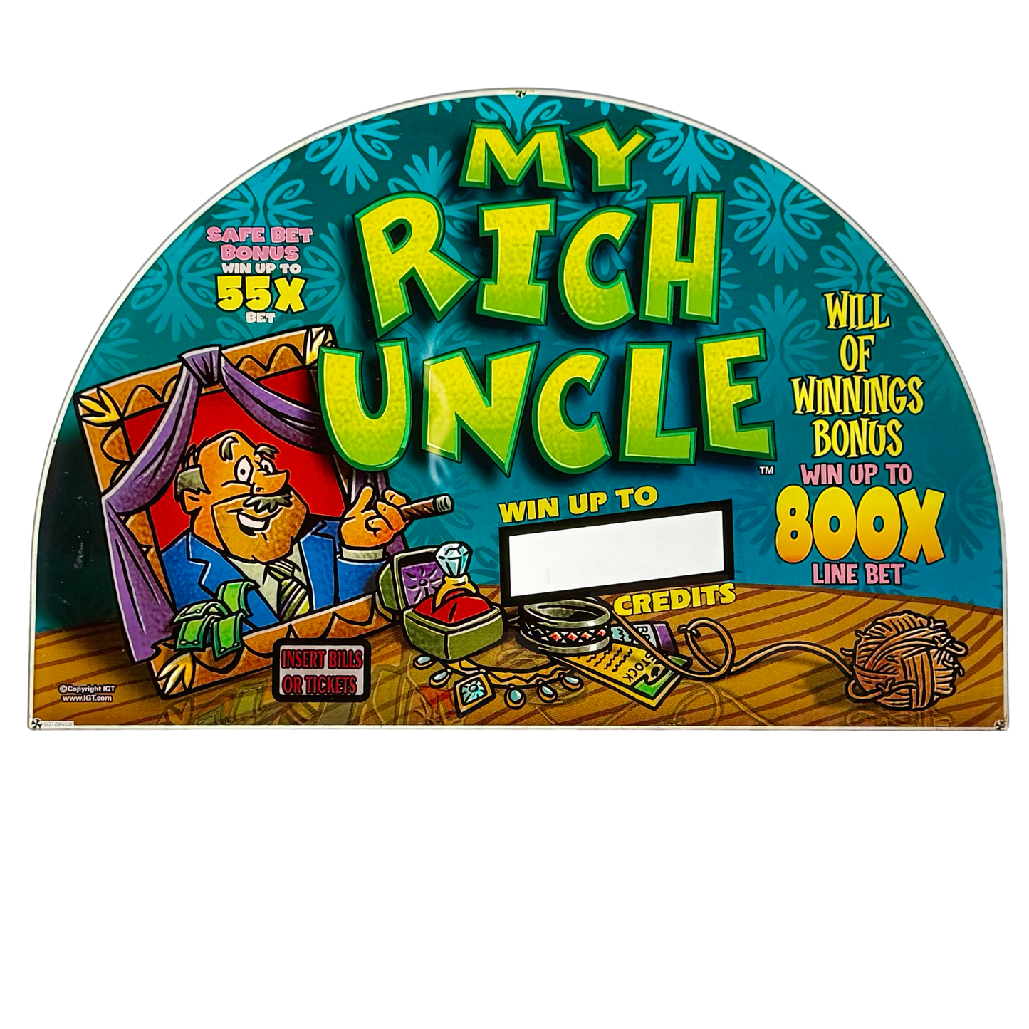 My Rich Uncle Slot Glass