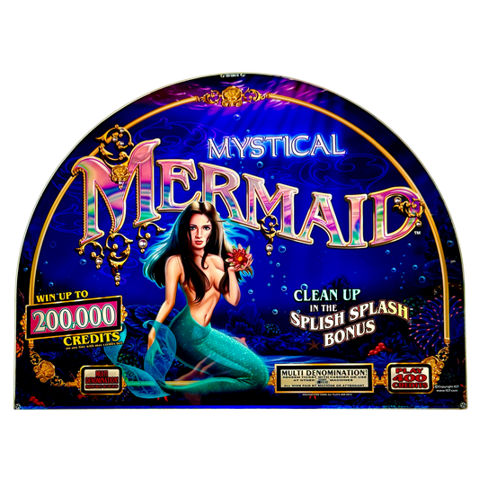 Mystical Mermaid Jumbo Slot Glass