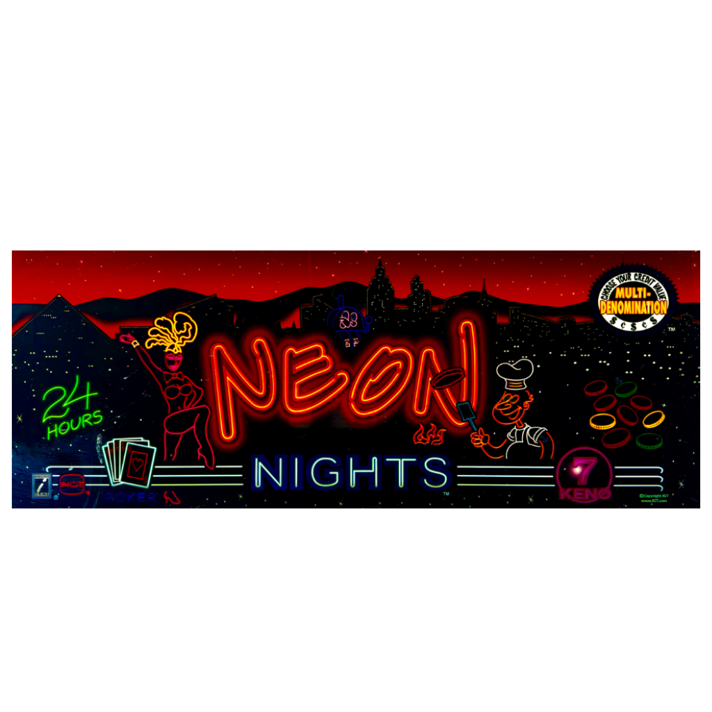 Neon Nights Slot Glass