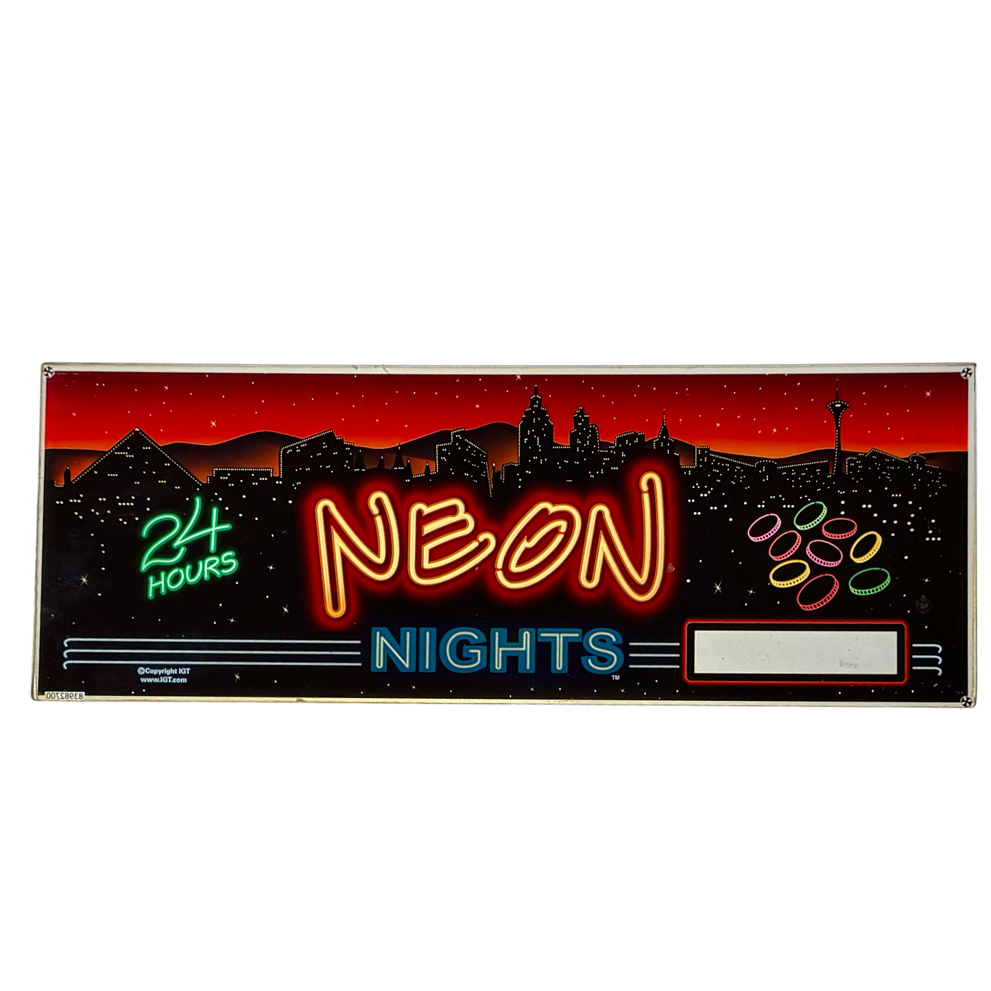 Neon Nights Slot Glass