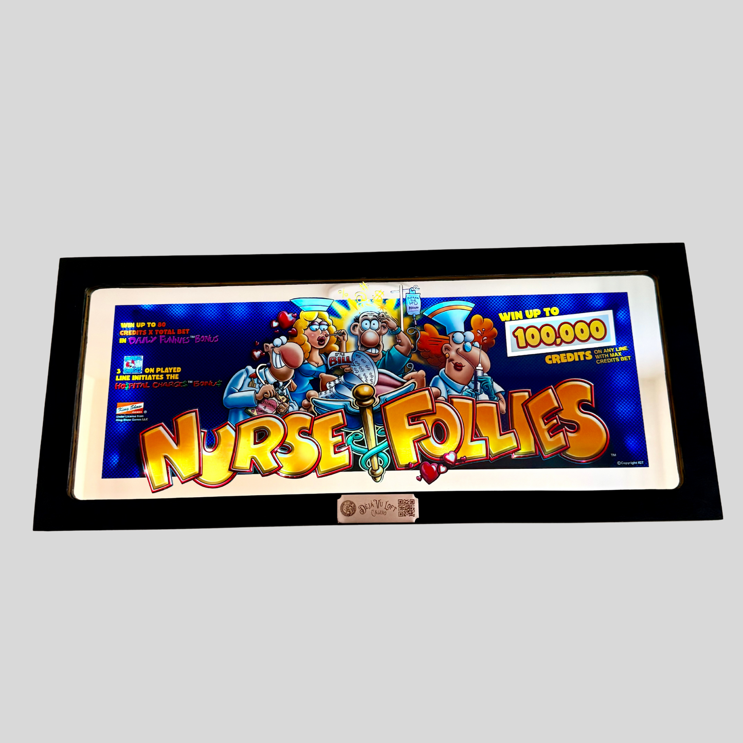 Nurse Follies Slot Glass