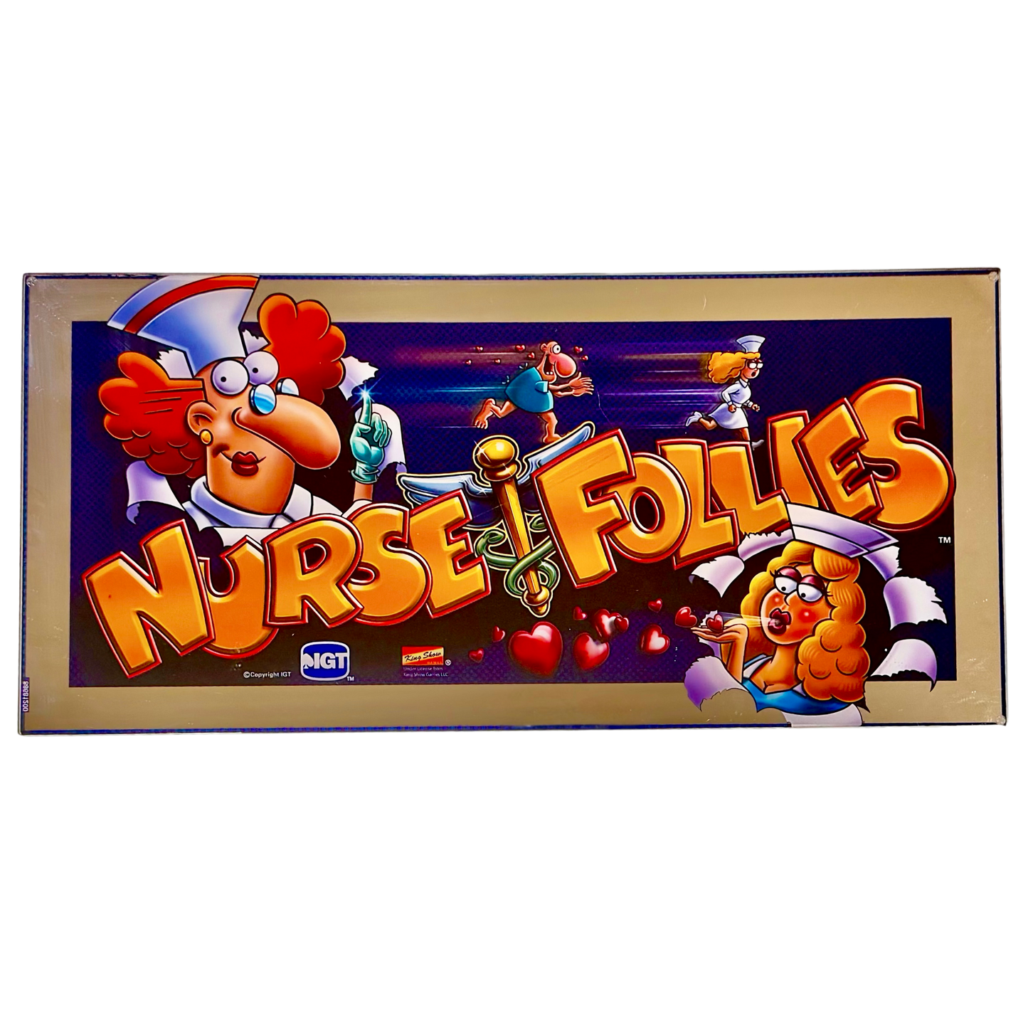 Nurse Follies Slot Glass