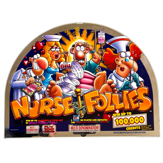 Nurse Follies Jumbo Slot Glass