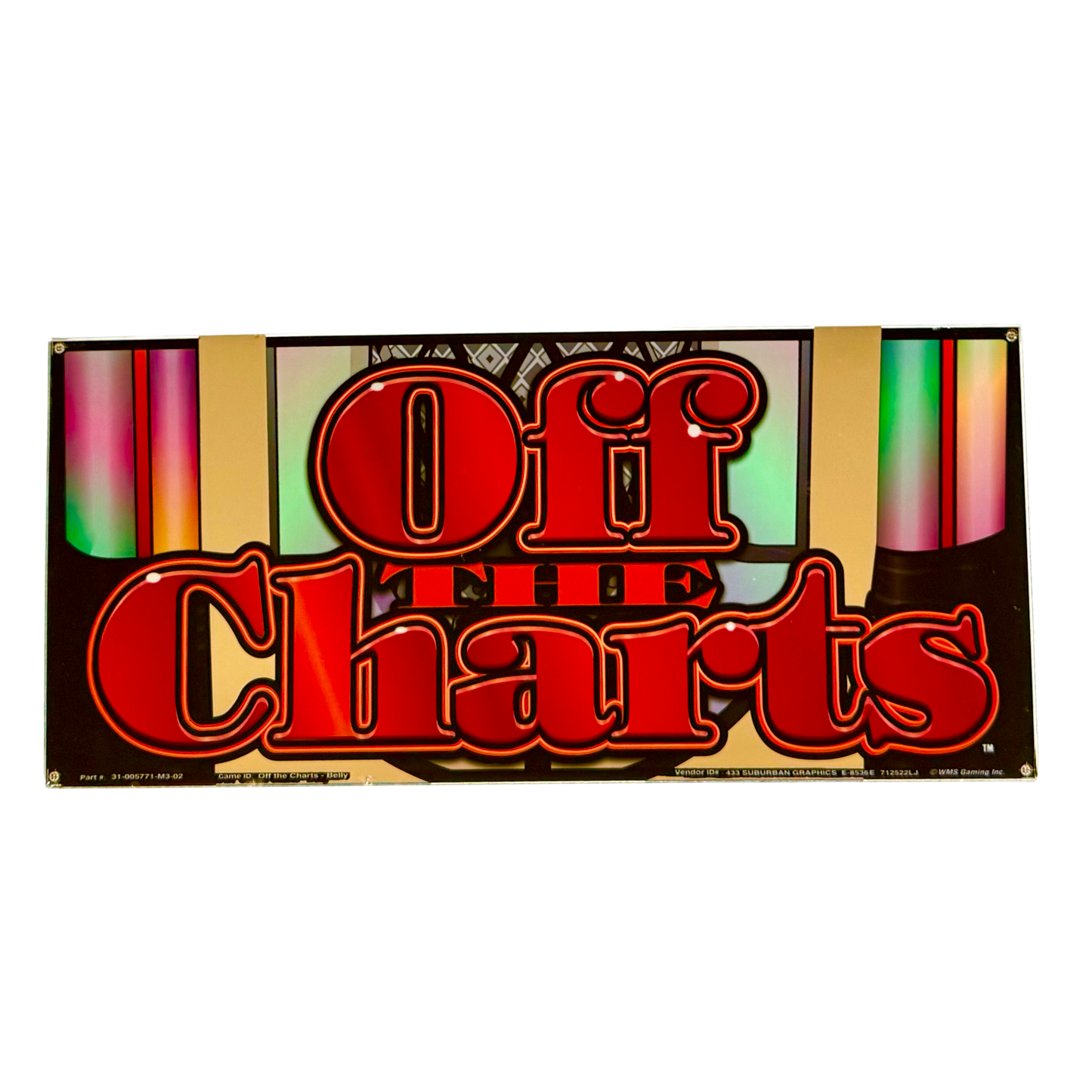 Off The Charts Slot Glass