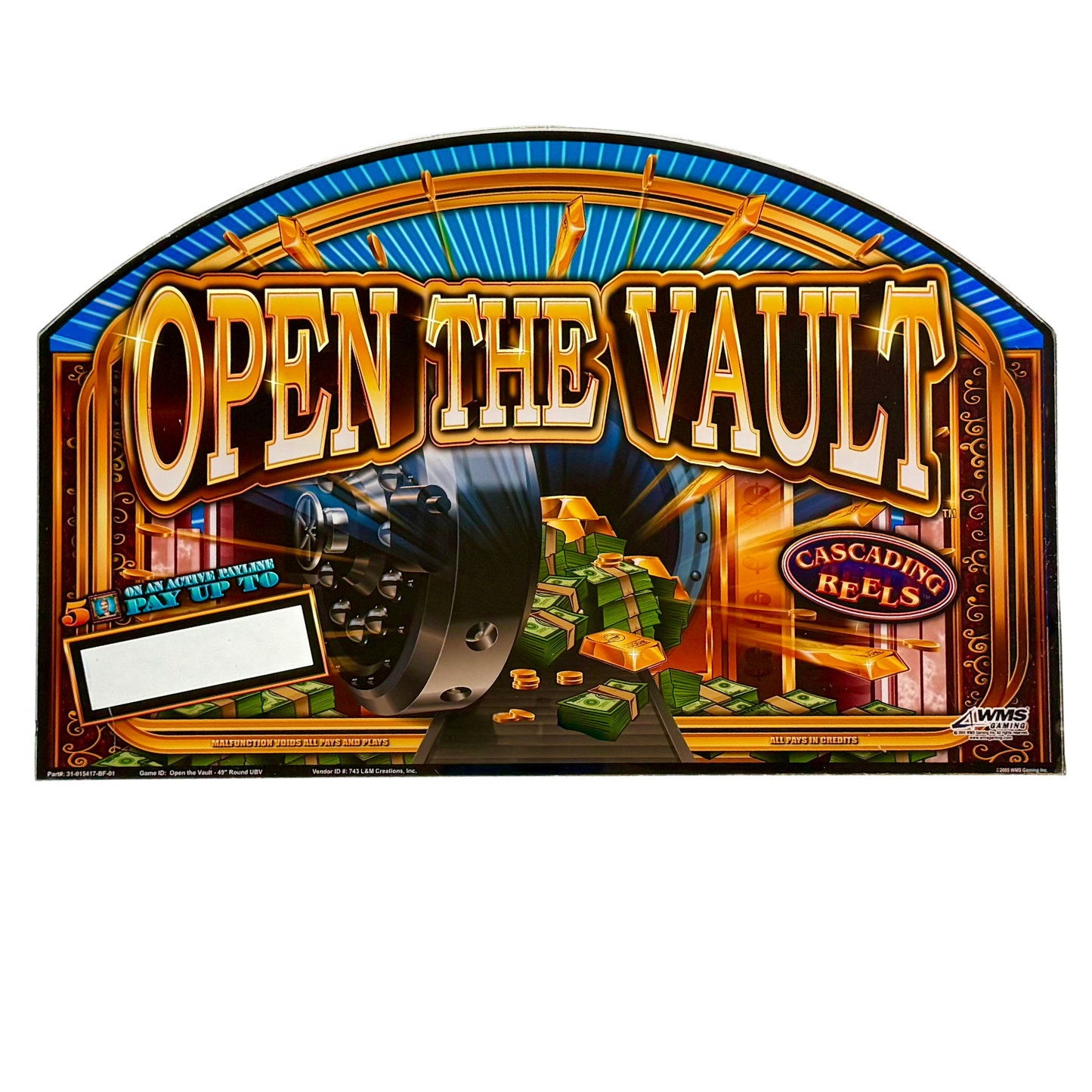 Open The Vault Slot Glass