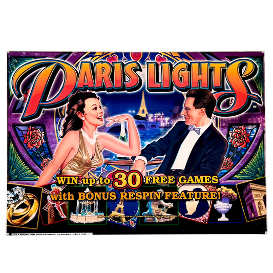 Paris Lights Slot Retro Acrylic