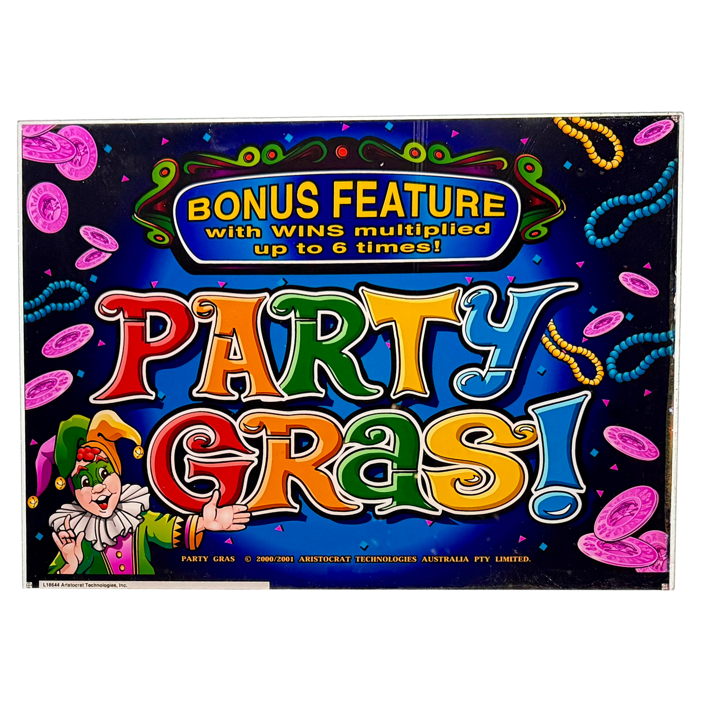 Party Gras! Slot Retro Acrylic