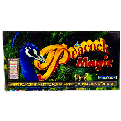 Peacock Magic Slot Retro Acrylic