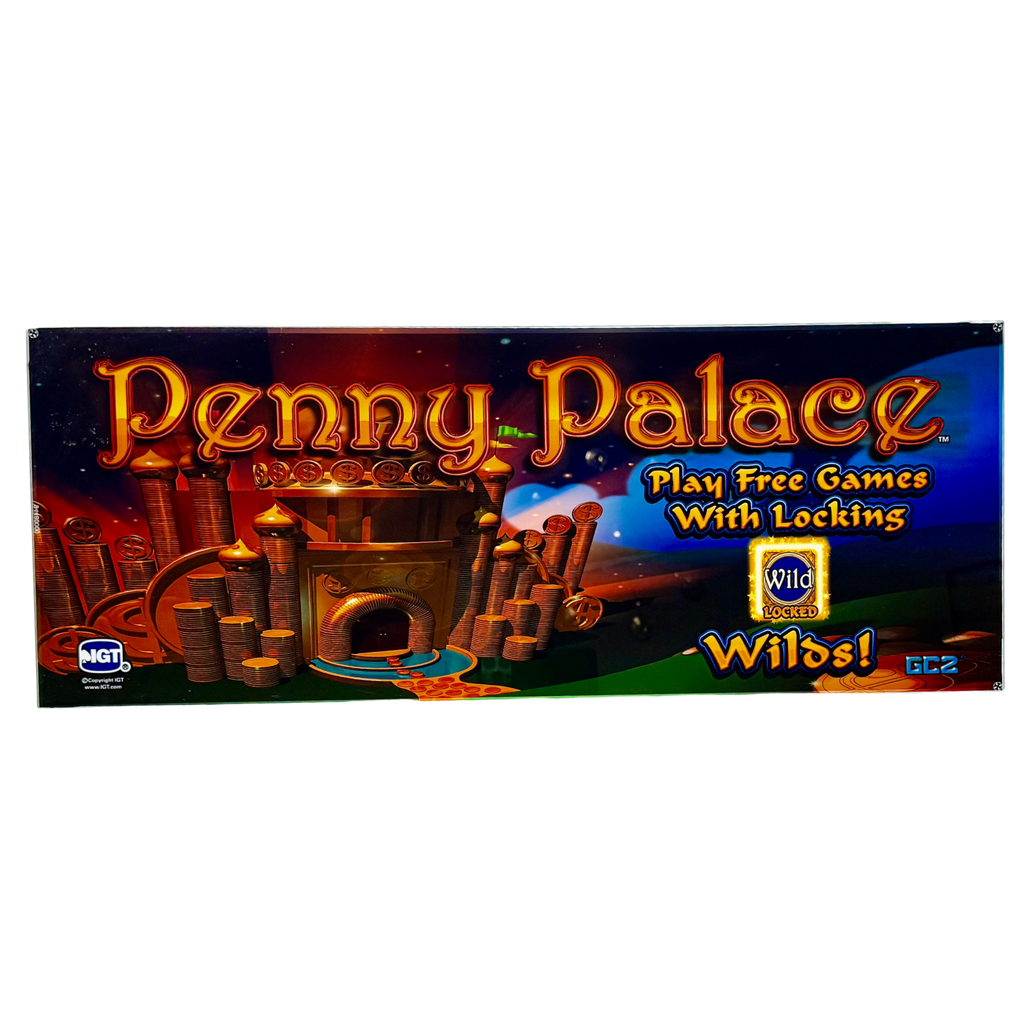 Penny Palace Slot Glass