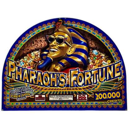 Pharaoh's Fortune Jumbo Slot Glass