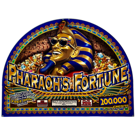 Pharaoh's Fortune Jumbo Slot Glass