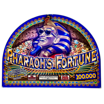 Pharaoh's Fortune Jumbo Slot Glass