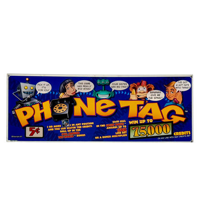 Phone Tag Slot Glass