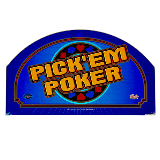 Pick'Em Poker Slot Glass