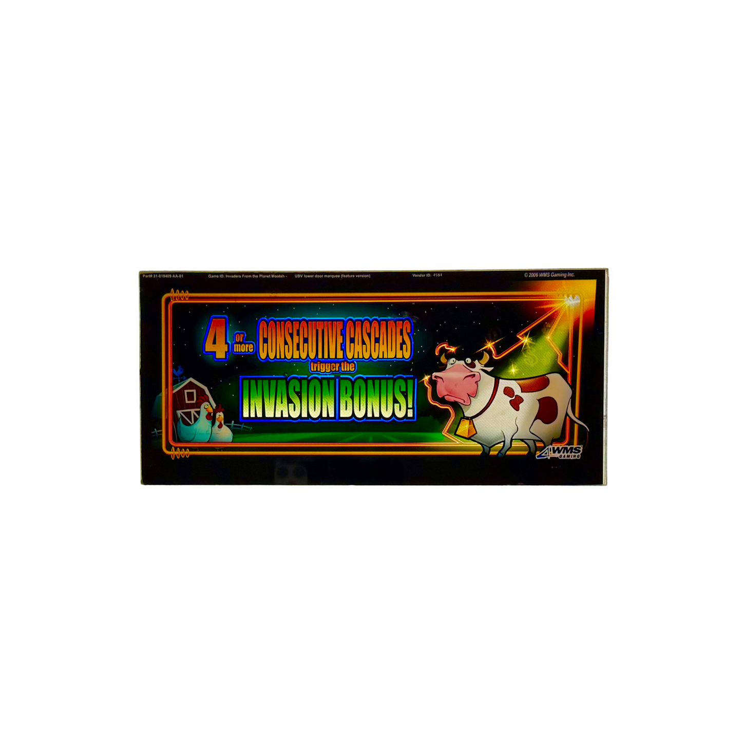 Invaders From Planet Moolah Slot Glass