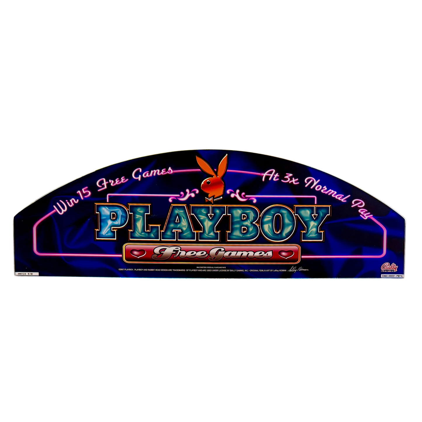 Playboy Slot Glass