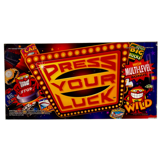 Press Your Luck Slot Glass