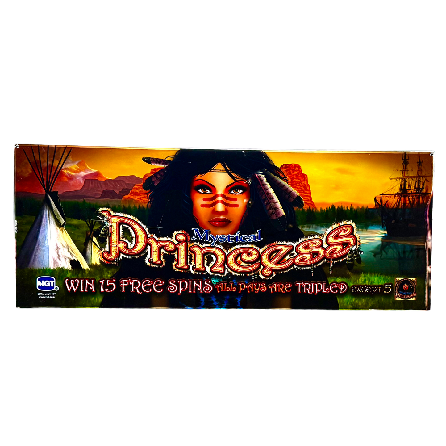 Mystical Princess Slot Glass