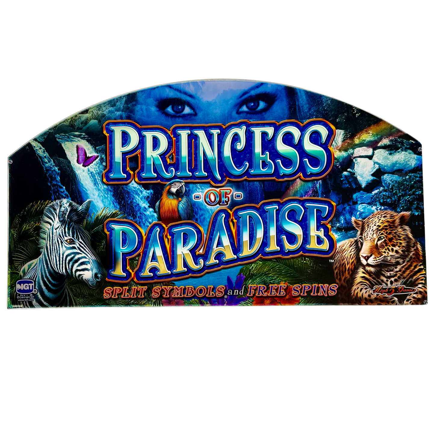 Princess Of Paradise Slot Glass