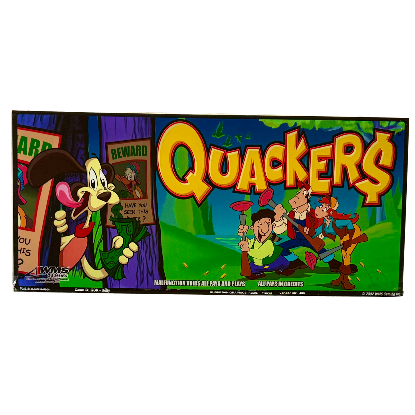 Quackers Slot Glass