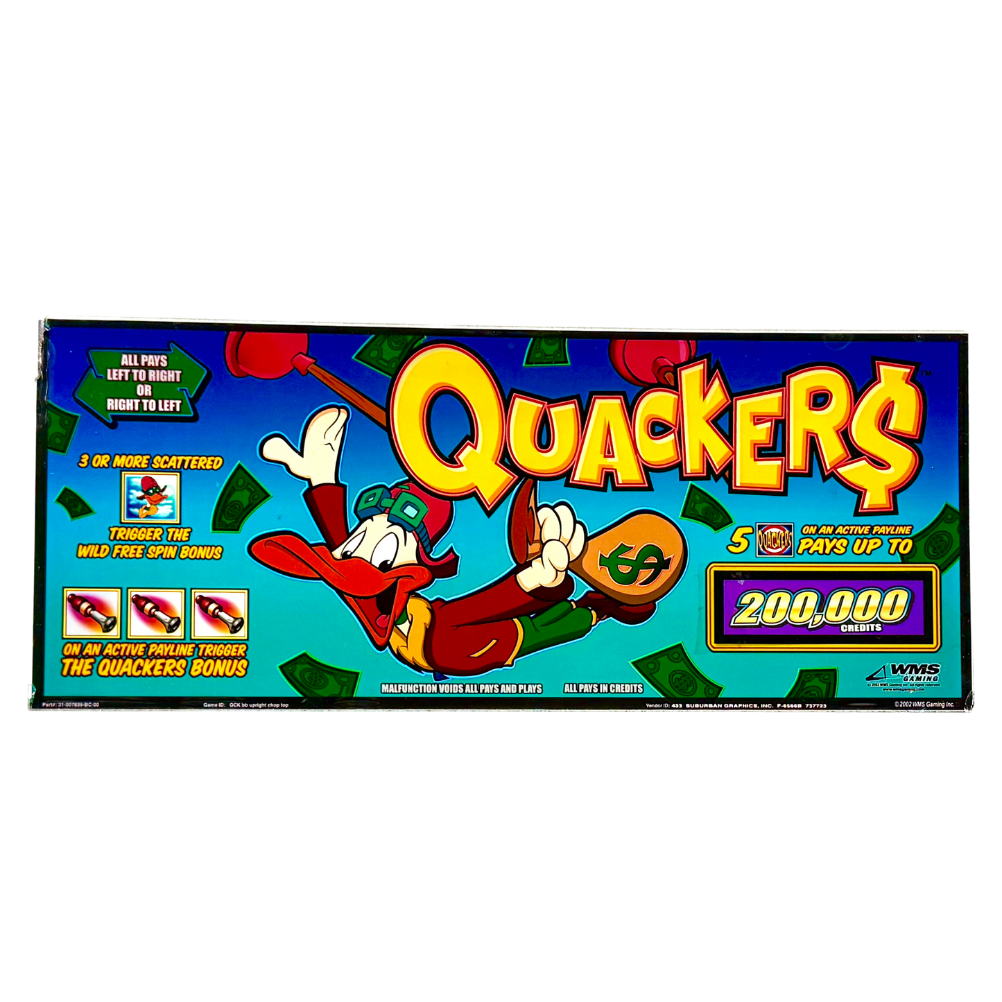 Quackers Slot Glass