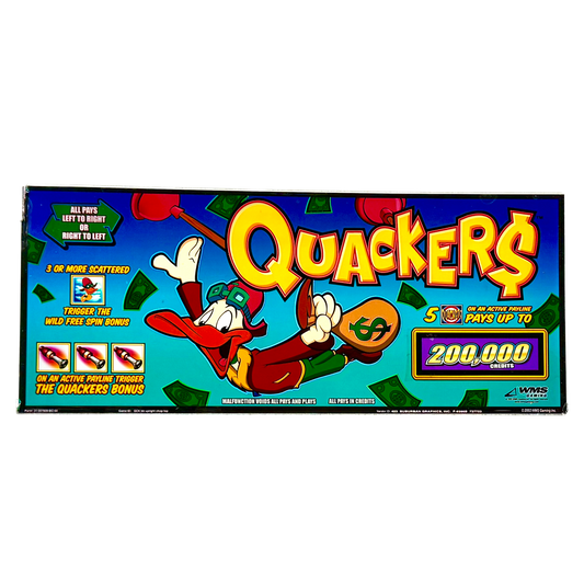 Quackers Slot Glass