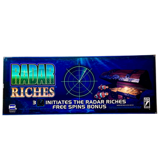 Radar Riches Slot Glass