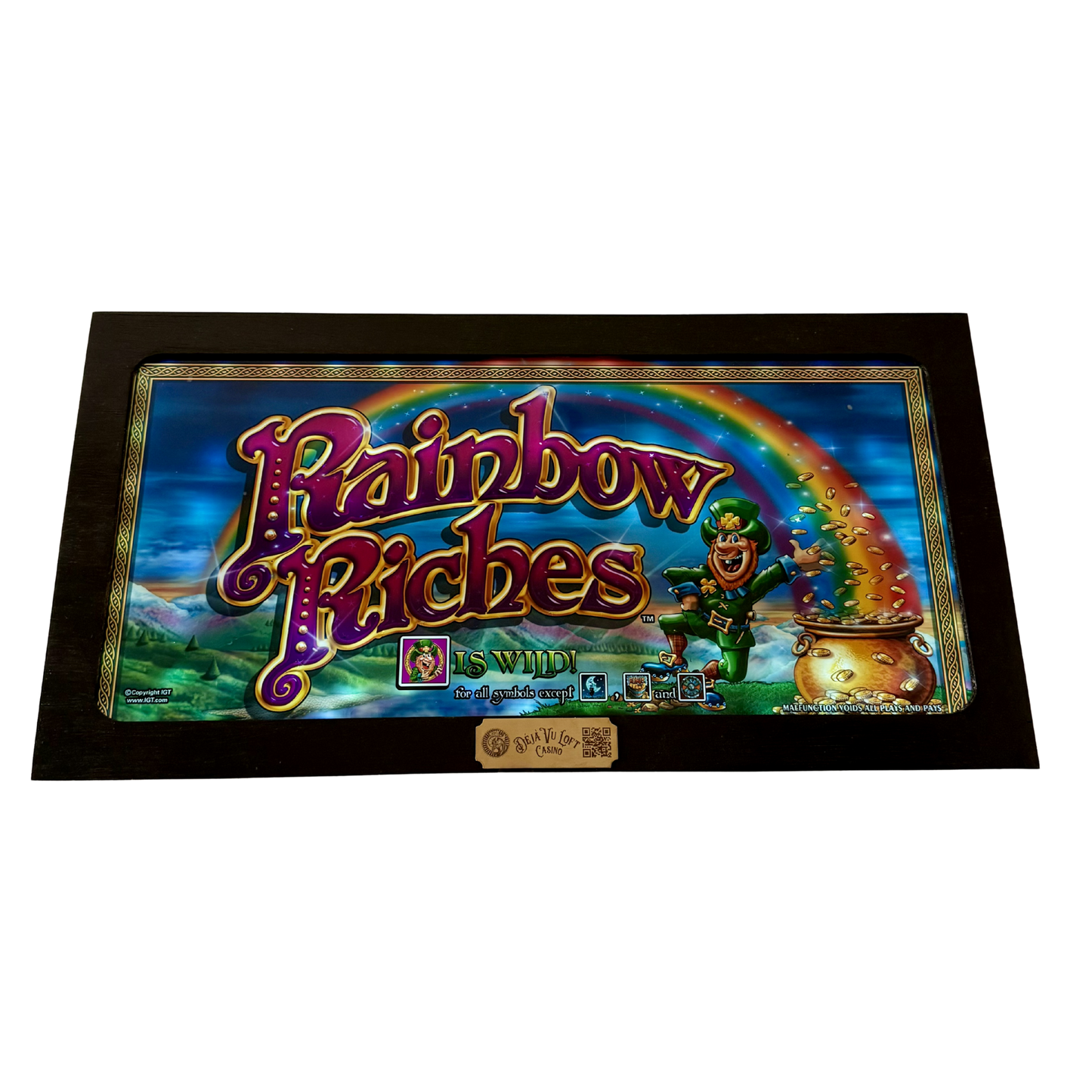 Rainbow Riches Slot Glass
