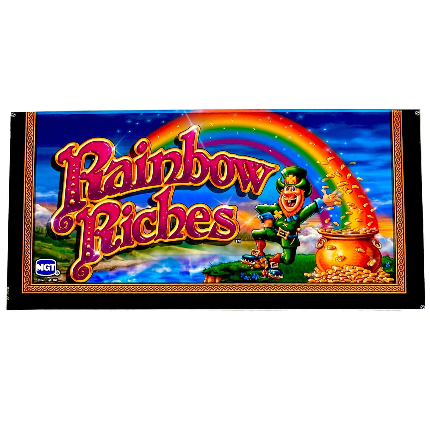 Rainbow Riches Slot Glass