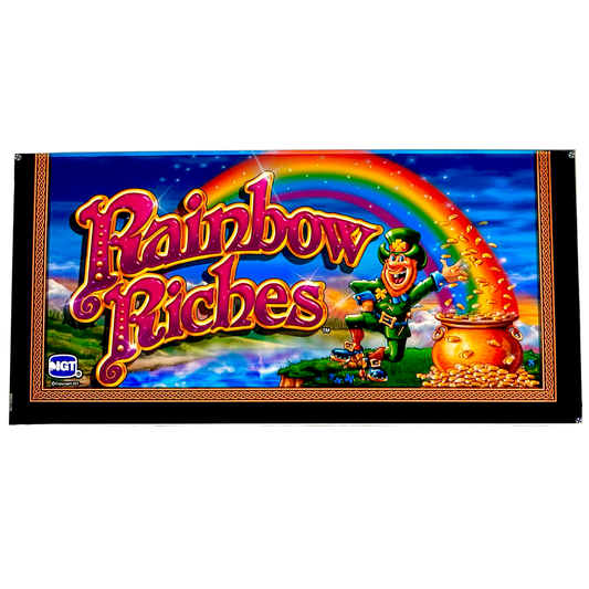 Rainbow Riches Slot Glass