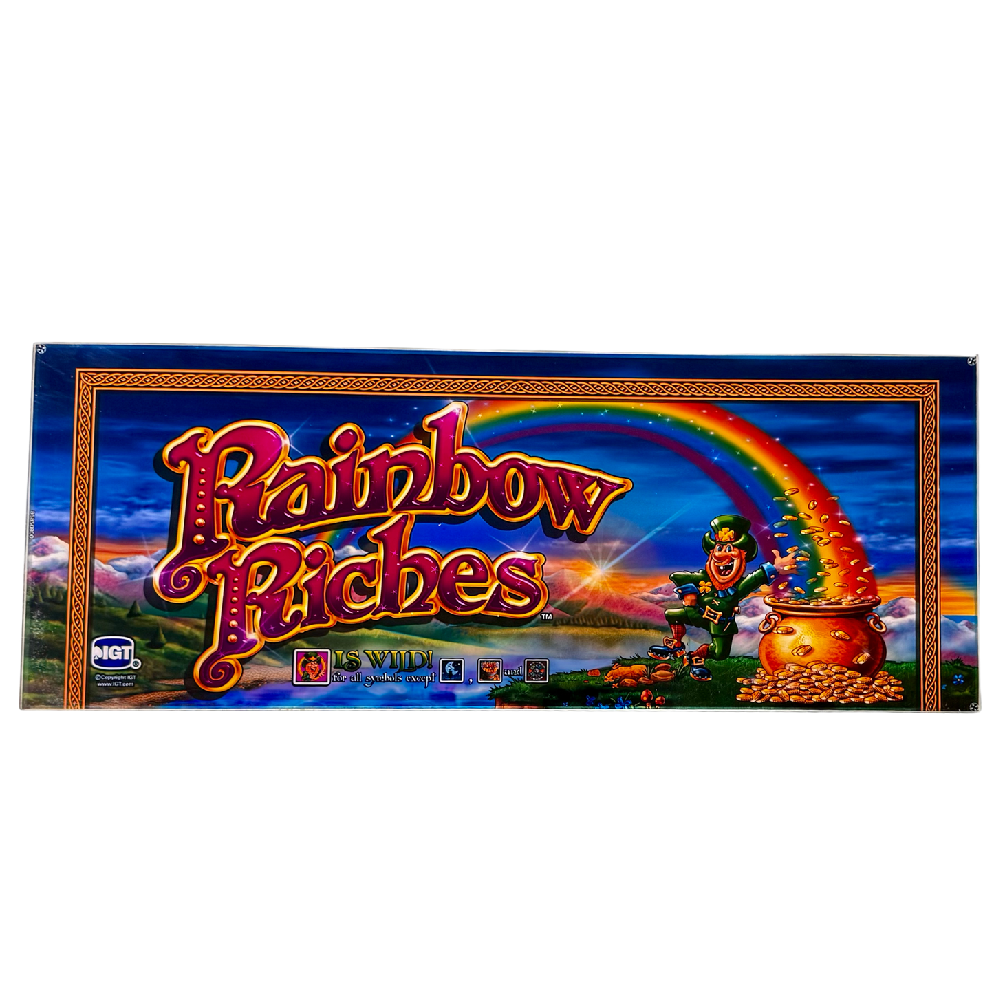 Rainbow Riches Slot Glass