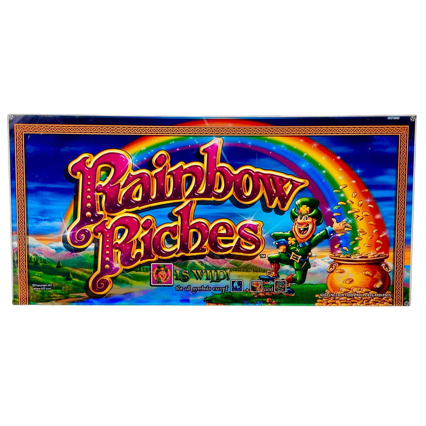 Rainbow Riches Slot Glass