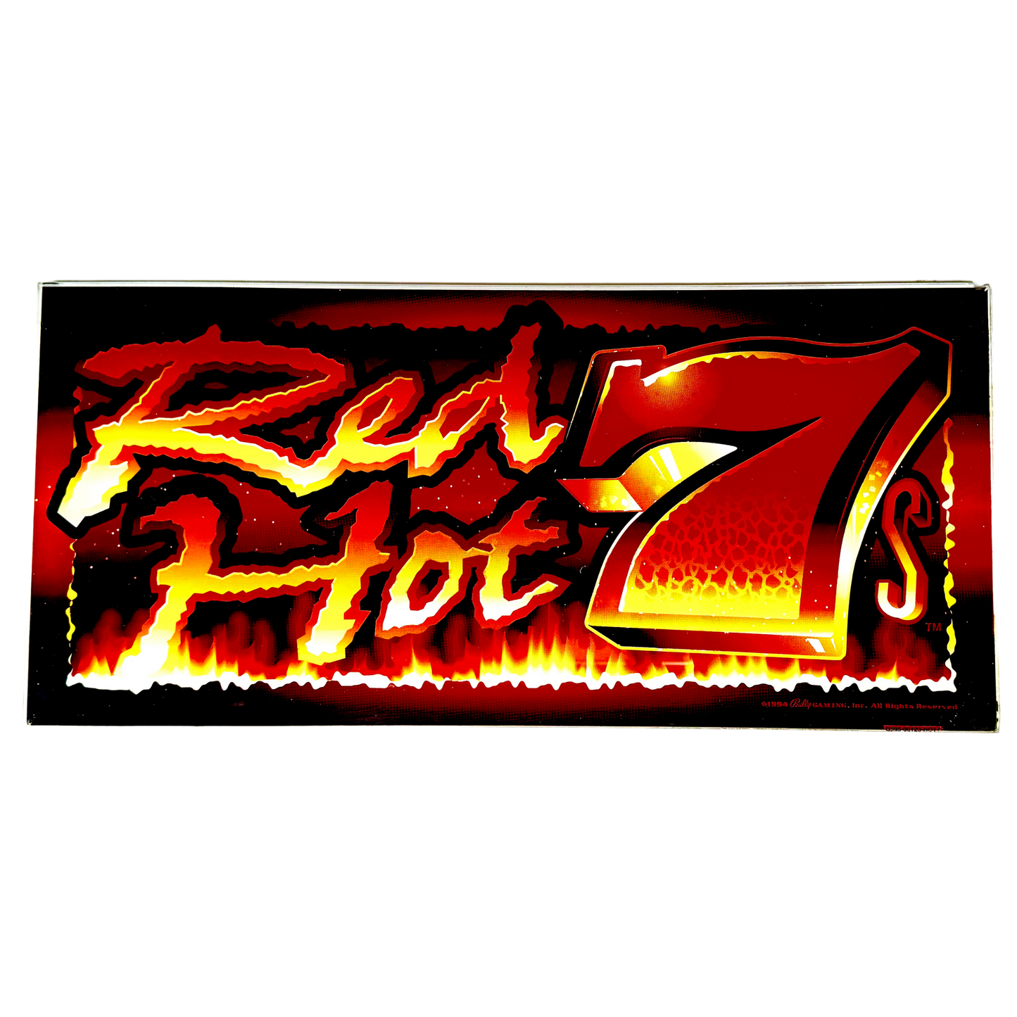 Red Hot 7s Slot Glass