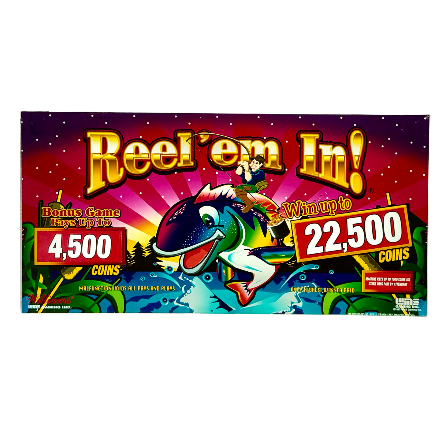 Reel 'Em In! Slot Glass