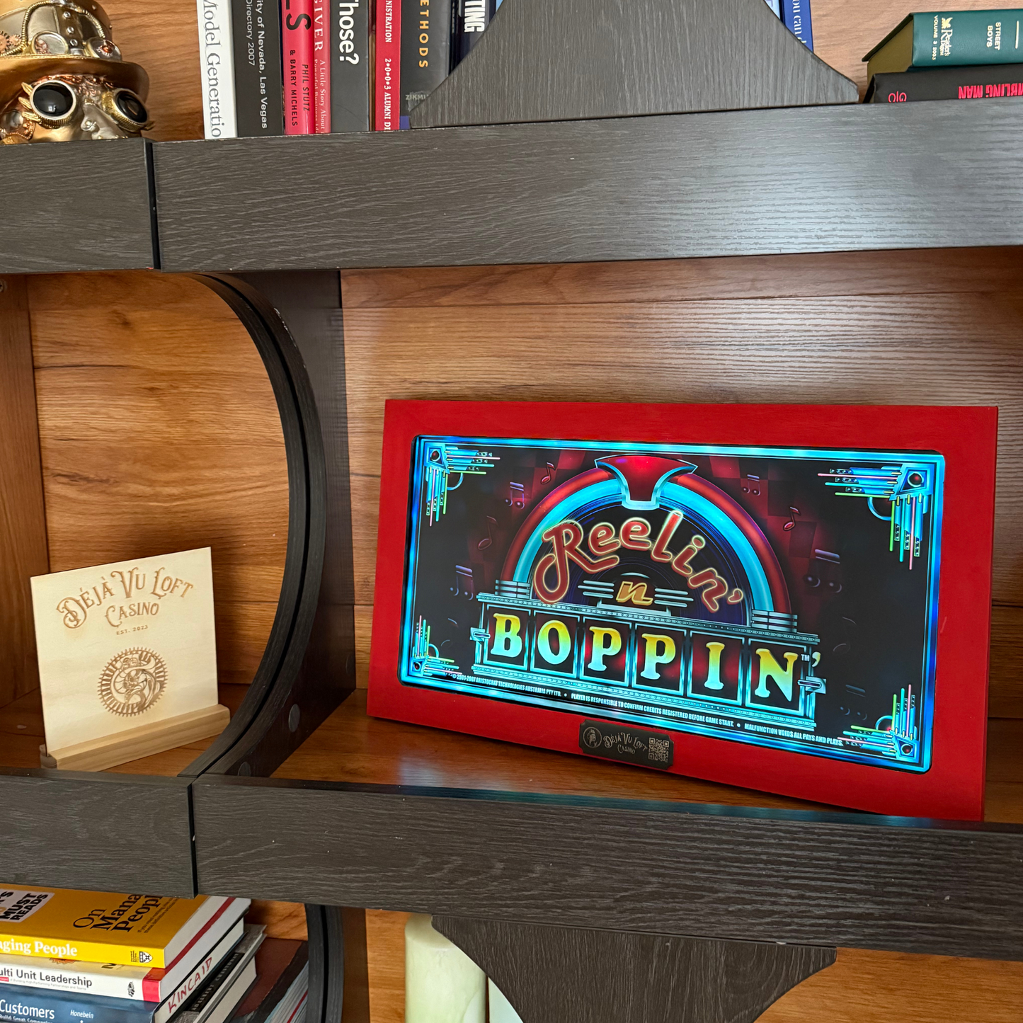 Reelin' N' Boppin' Slot Retro Acrylic
