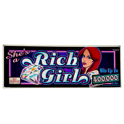 Rich Girl Slot Glass