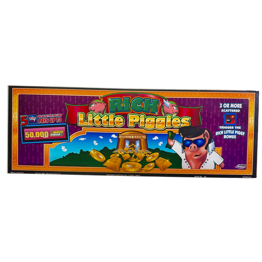 Rich Little Piggies Elvis Slot Glass