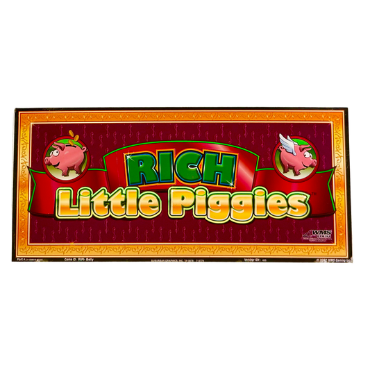 Rich Little Piggies Slot Glass