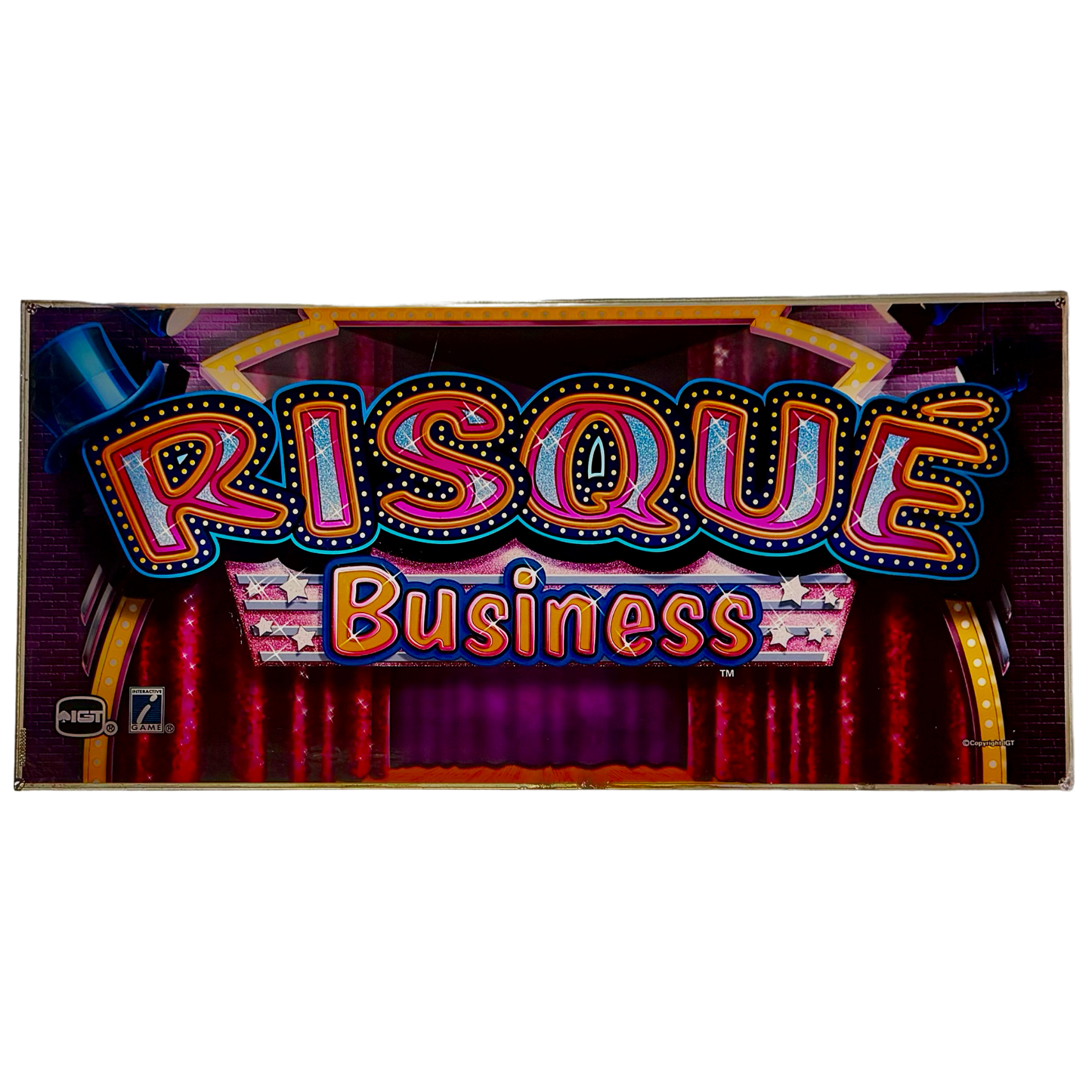 Risque Business Slot Glass